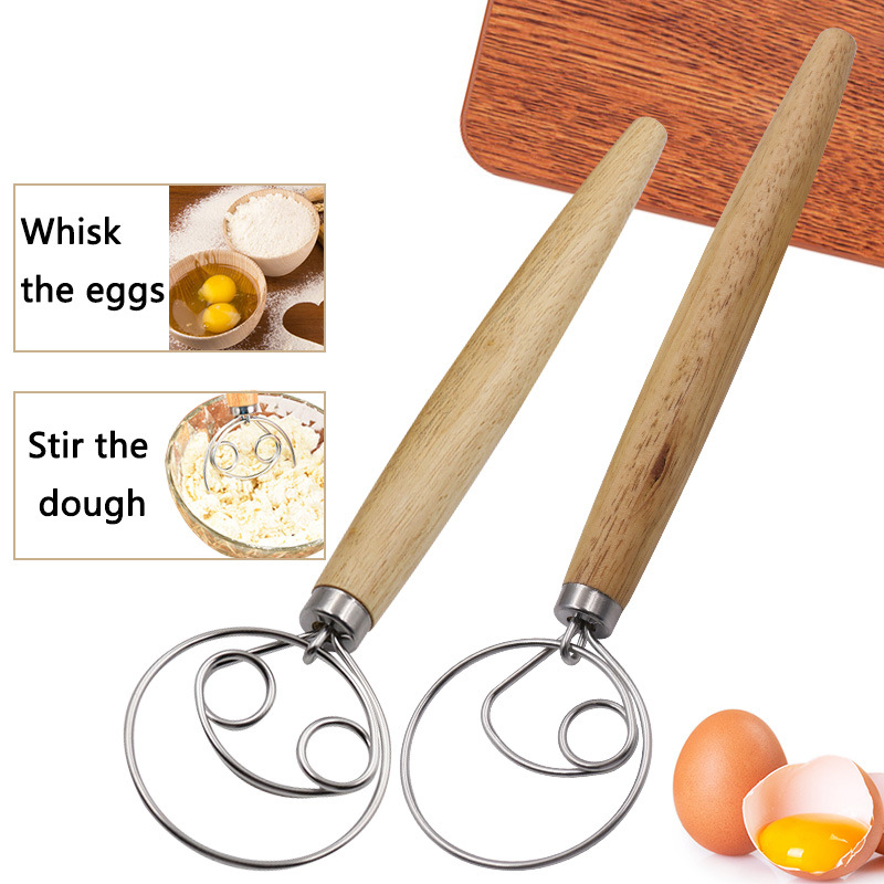 Danish Pancake Pan - 주방용 빵 커터, 덴마크식 반죽 휘스크,